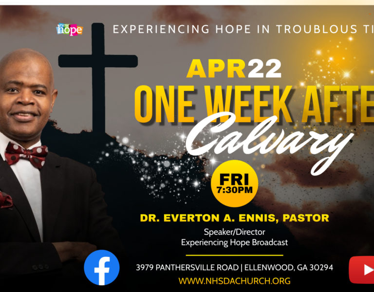 One Week After Calvary