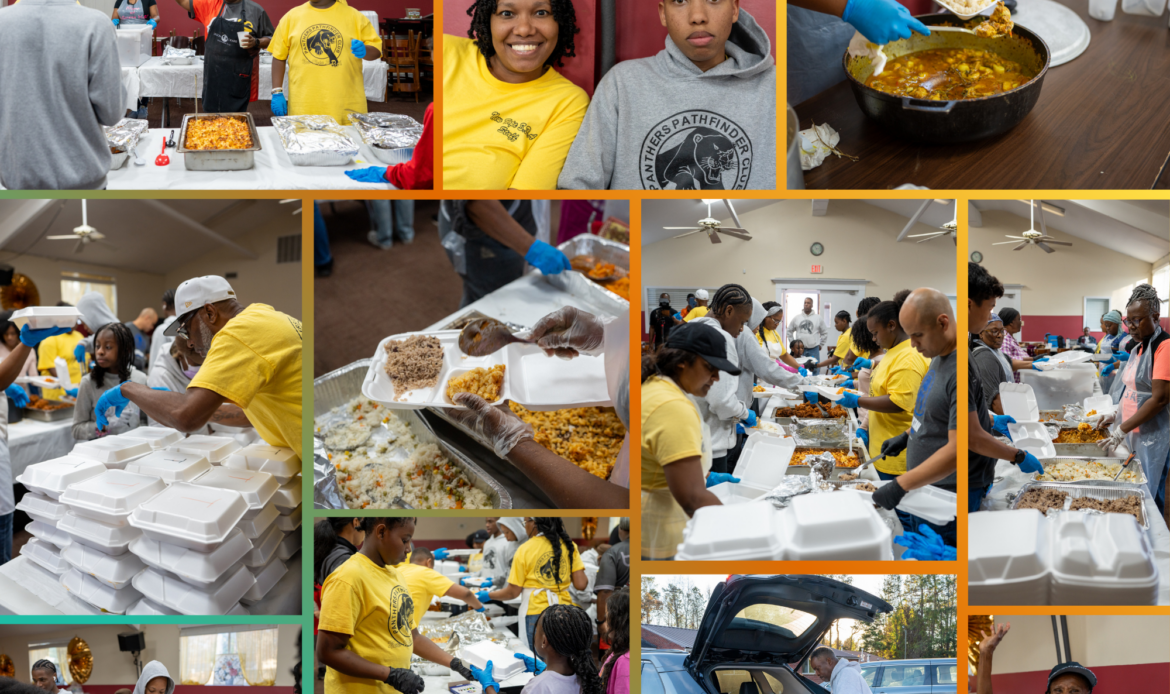 Pathfinders Thanksgiving Outreach 2025 Photo Collage